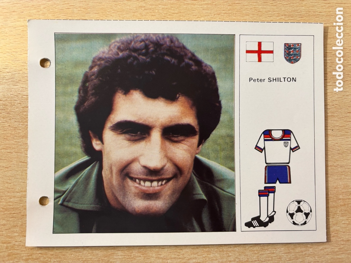 Cromos de F&uacute;tbol: # 82 Peter Shilton Inglaterra Las Estrellas del Mundial 82 mide 18x14 cm