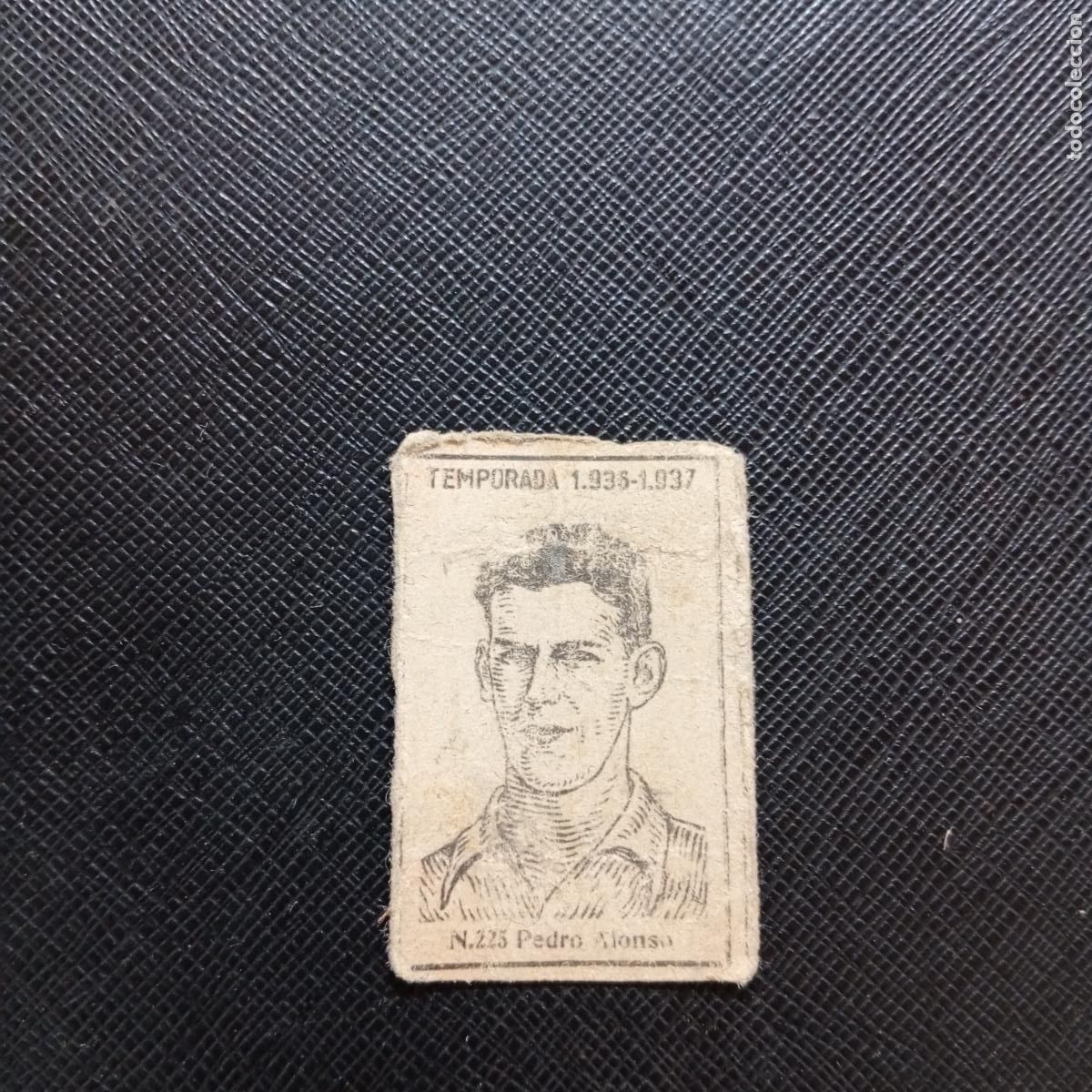 Cromos de F&uacute;tbol: PEDRO ALONSO ESPA&Ntilde;OL CERILLAS Y FOSFOROS 1936 1937 LIGA 36 37 FUTBOL CROMO - A184 PG53