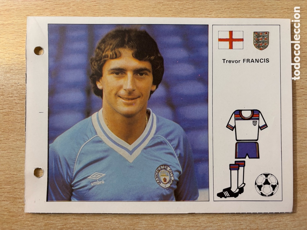 Cromos de F&uacute;tbol: # 87 Trevor Francis Inglaterra Las Estrellas del Mundial 82 mide 18x14 cm
