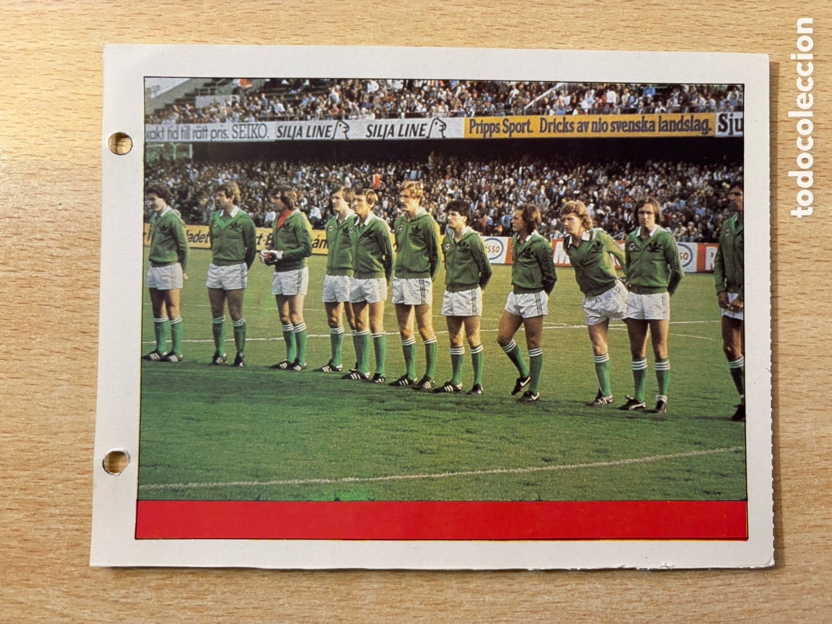 Cromos de F&uacute;tbol: # 88 Selecci&oacute;n Irlanda del Norte Las Estrellas del Mundial 82 mide 18x14 cm