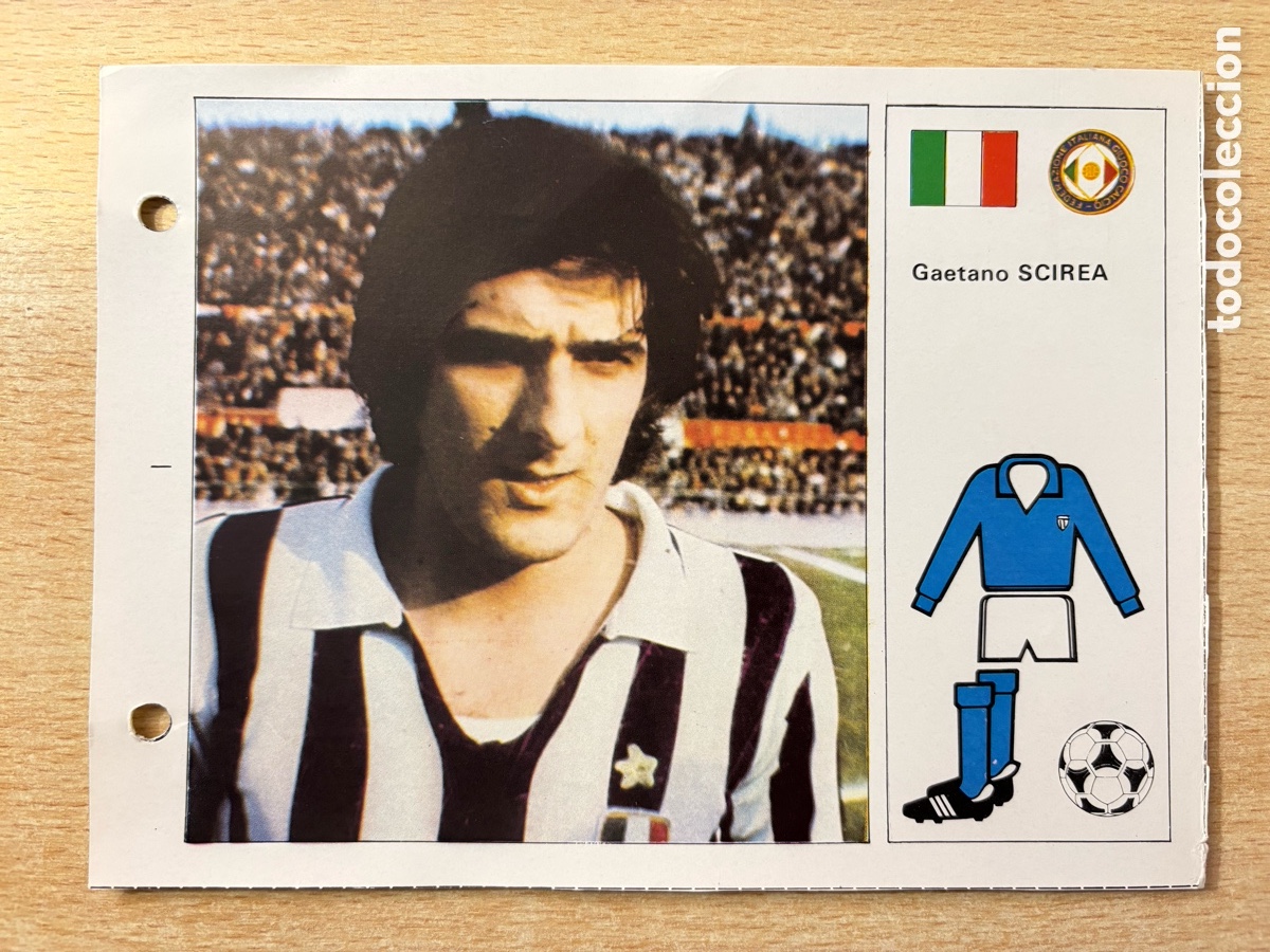 Cromos de F&uacute;tbol: # 94 Gaetano Scirea Italia Las Estrellas del Mundial 82 mide 18x14 cm