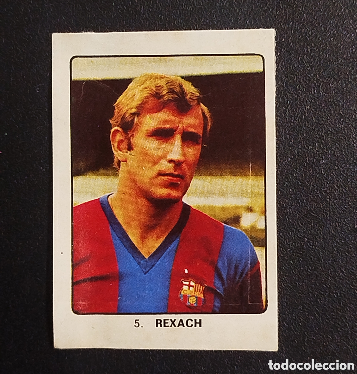 Cromos de F&uacute;tbol: REXACH KEISA CAMPEONES DEL DEPORTE MUNDIAL 1974 CROMO DESPEGADO FC BARCELONA BAR&Ccedil;A # 5