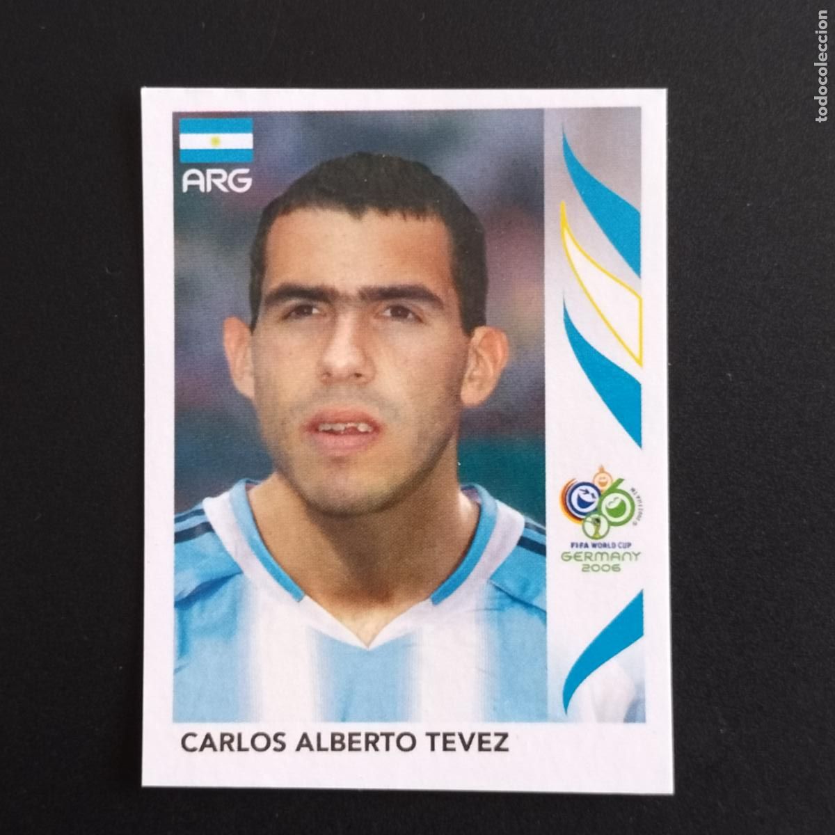 Cromos de F&uacute;tbol: 187 CARLOS ALBERTO TEVEZ ARGENTINA CROMOS FIFA WORLD CUP GERMANY 2006 MUNDIAL FUTBOL ALEMANIA PANINI