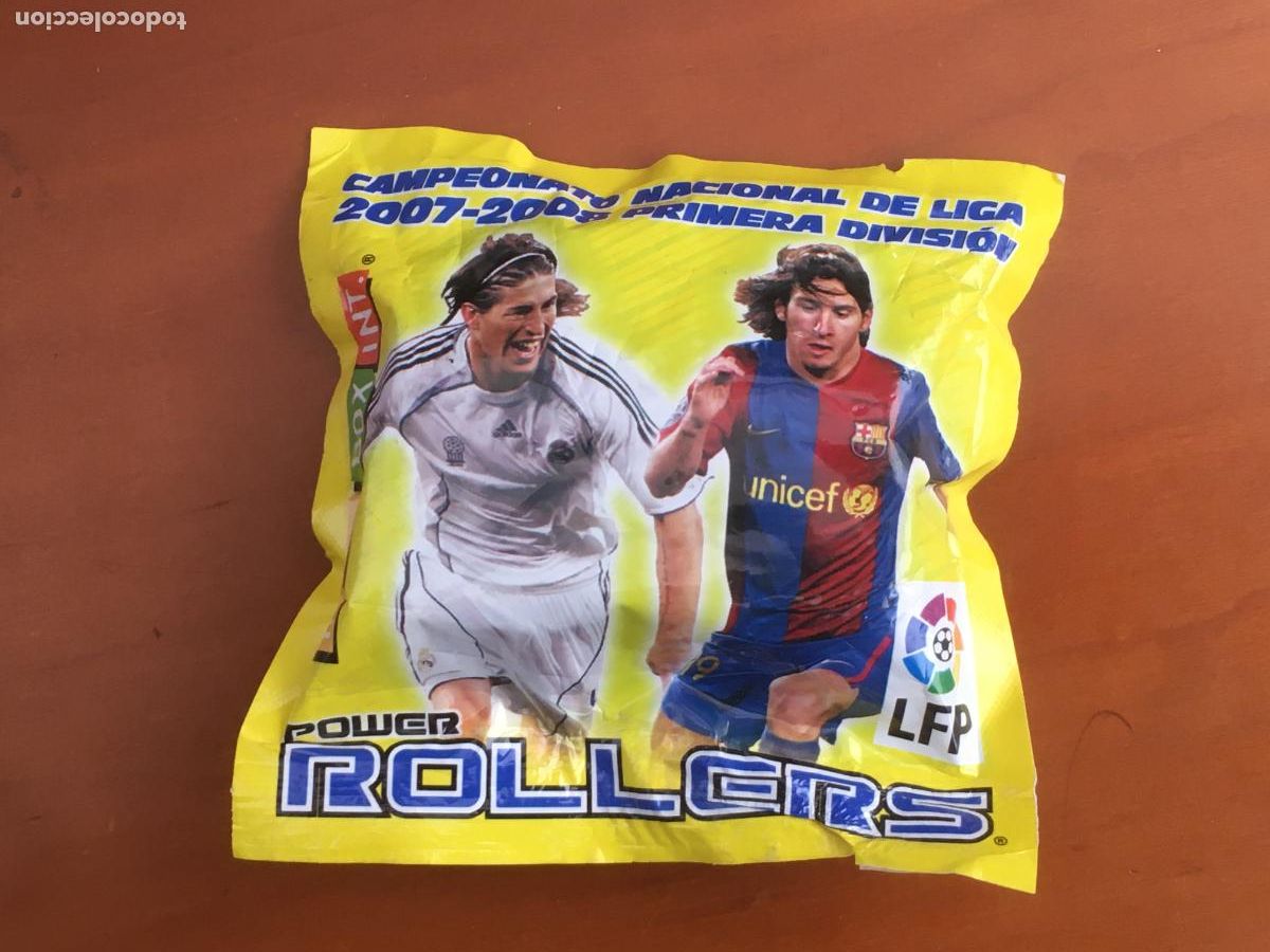 Cromos de F&uacute;tbol: power rollers 2007 2008 sobre sin abrir cerrado messi