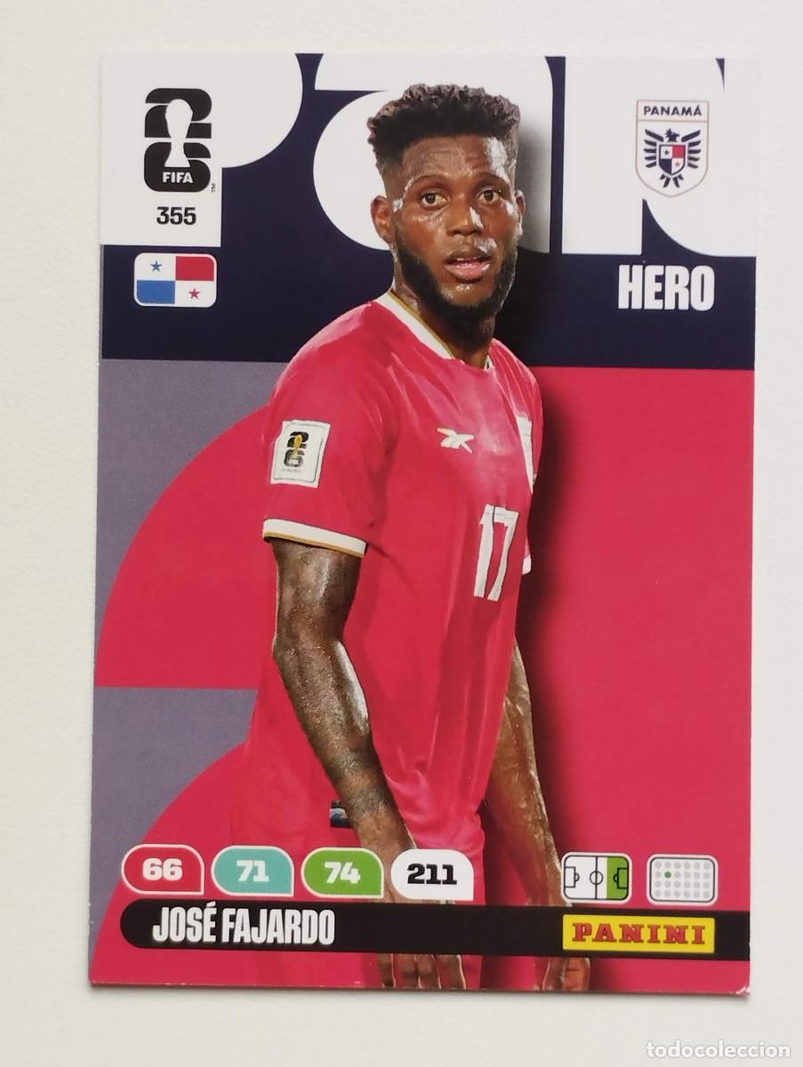 Cromos de F&uacute;tbol: CROMO CARD ADRENALYN MUNDIAL WORLD CUP 2026 HERO 355 JOSE FAJARDO PANAMA