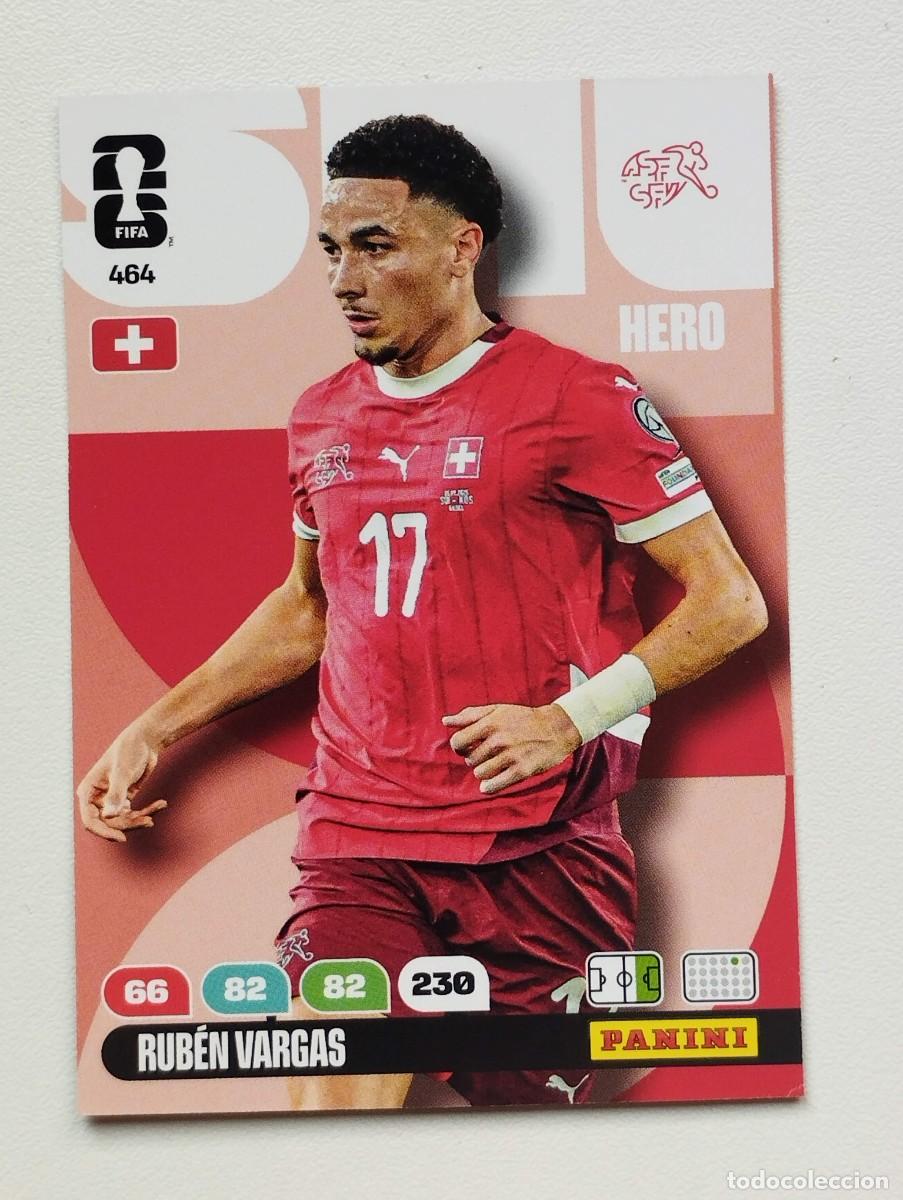 Cromos de F&uacute;tbol: CROMO CARD ADRENALYN MUNDIAL WORLD CUP 2026 HERO 464 RUBEN VARGAS SUIZA