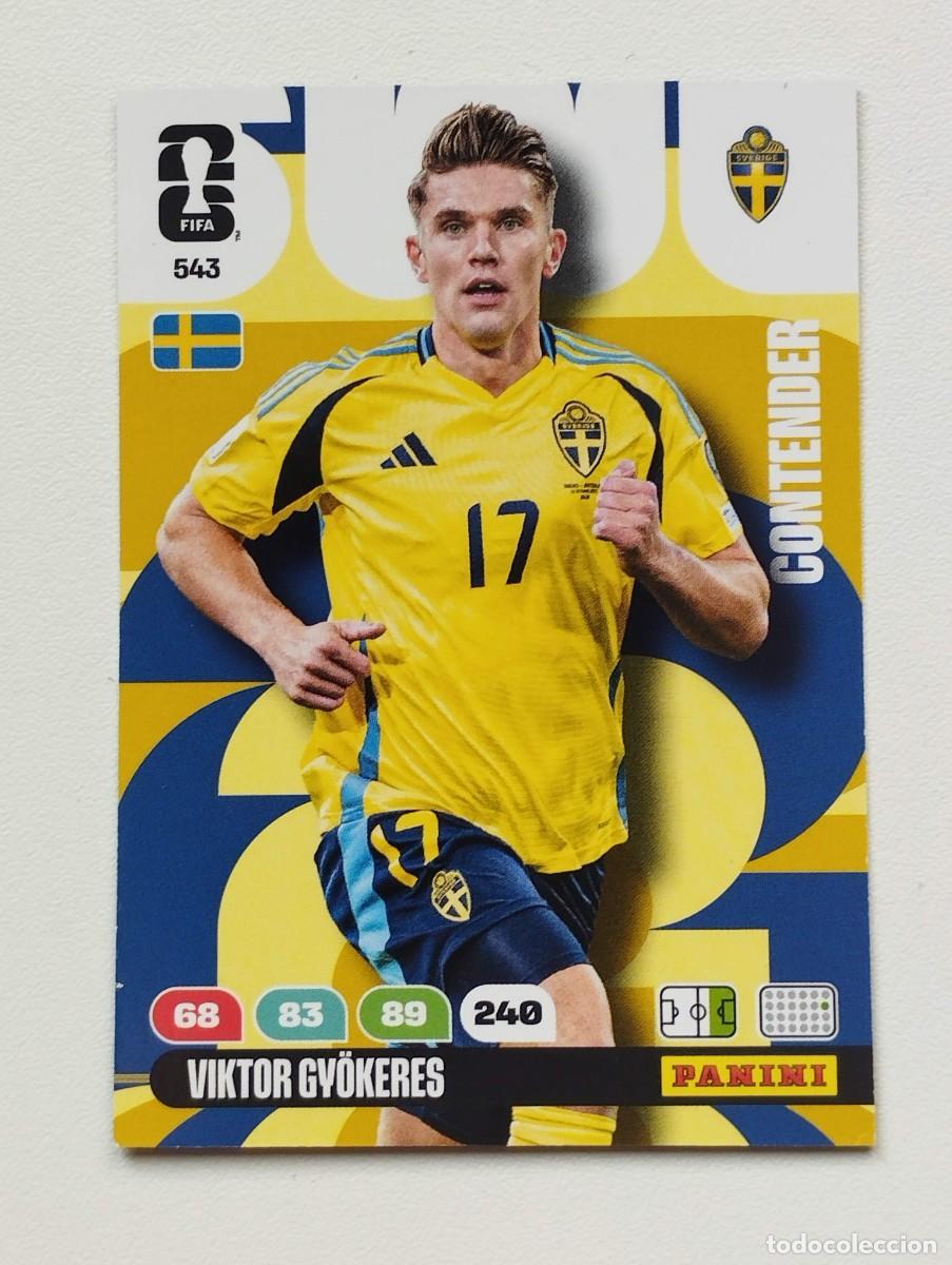 Cromos de F&uacute;tbol: CROMO CARD ADRENALYN MUNDIAL WORLD CUP 2026 CONTENDER 543 GYOKERES SUECIA