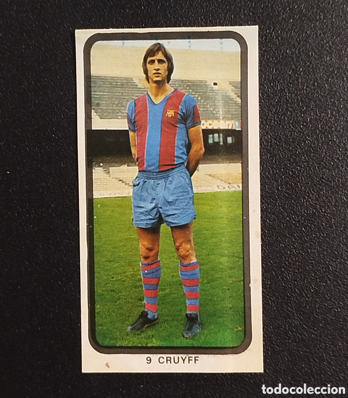 Cromos de Futebol: CRUYFF # 9 FC BARCELONA RUIZ ROMERO 1974 1975 74 75 CAMPEONATOS NACIONALES FUTBOL CROMO DESPEGADO