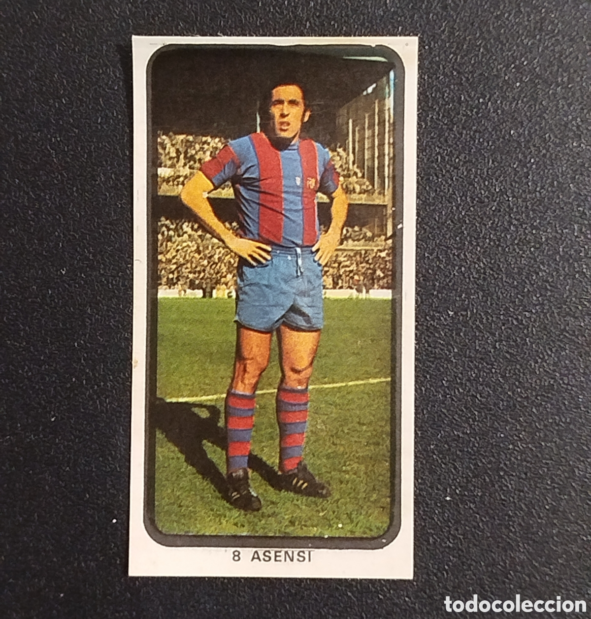Cromos de Futebol: ASENSI # 8 FC BARCELONA RUIZ ROMERO 1974 1975 74 75 CAMPEONATOS NACIONALES DE FUTBOL CROMO DESPEGADO