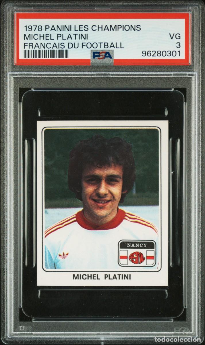 Cromos de Futebol: Michel Platini Panini Les Champions Francais Du Football 1978 Psa 3
