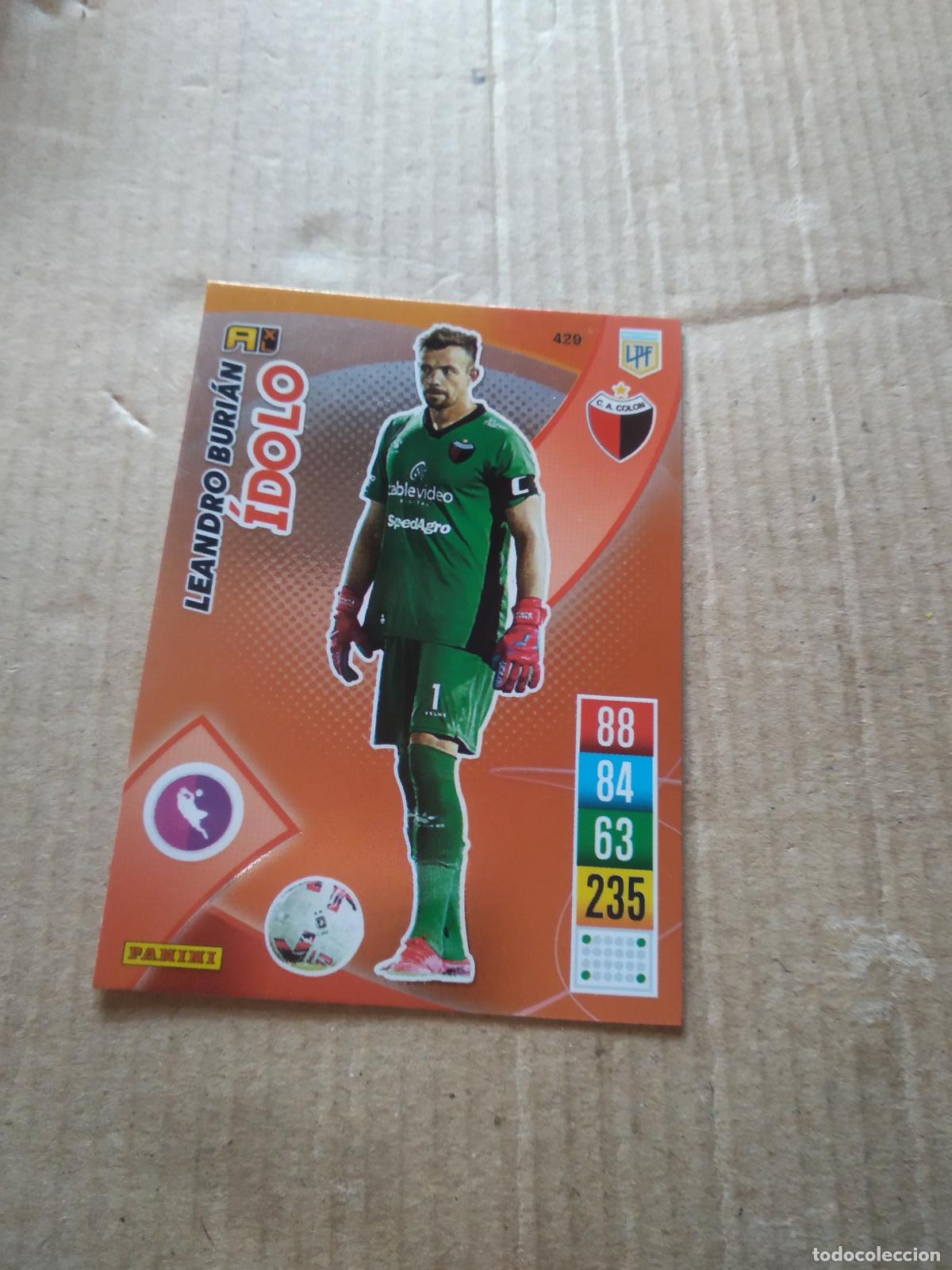 Cromos de Futebol: 429 LEANDRO BURIAN COLON CROMO FUTBOL ARGENTINO PANINI LIGA ARGENTINA 2021-2022 ADRENALYN