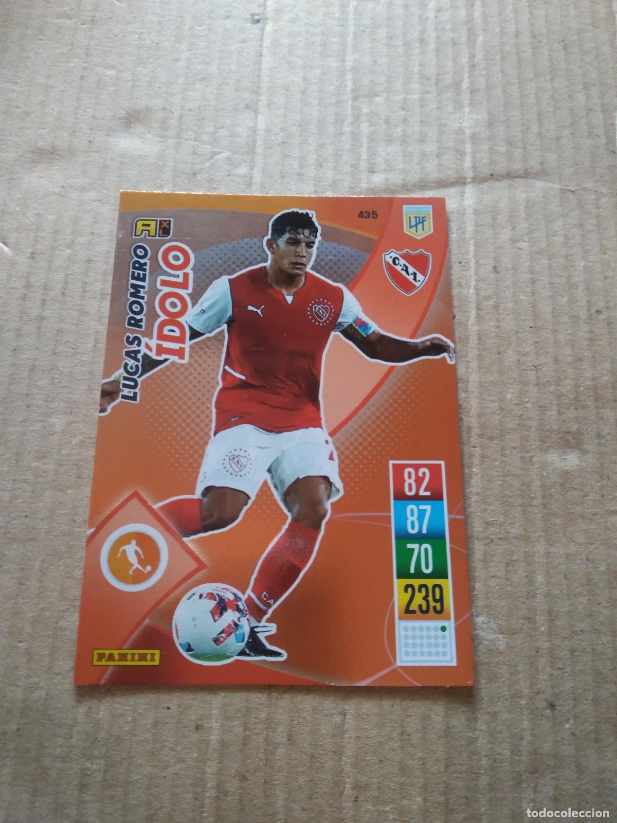 Cromos de F&uacute;tbol: 435 LUCAS ROMERO INDEPENDIENTE CROMO FUTBOL ARGENTINO PANINI LIGA ARGENTINA 2021-2022 ADRENALYN