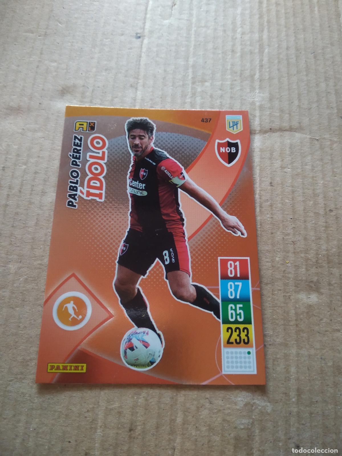 Cromos de F&uacute;tbol: 437 PABLO PEREZ NEWELL'S CROMO FUTBOL ARGENTINO PANINI LIGA ARGENTINA 2021-2022 ADRENALYN