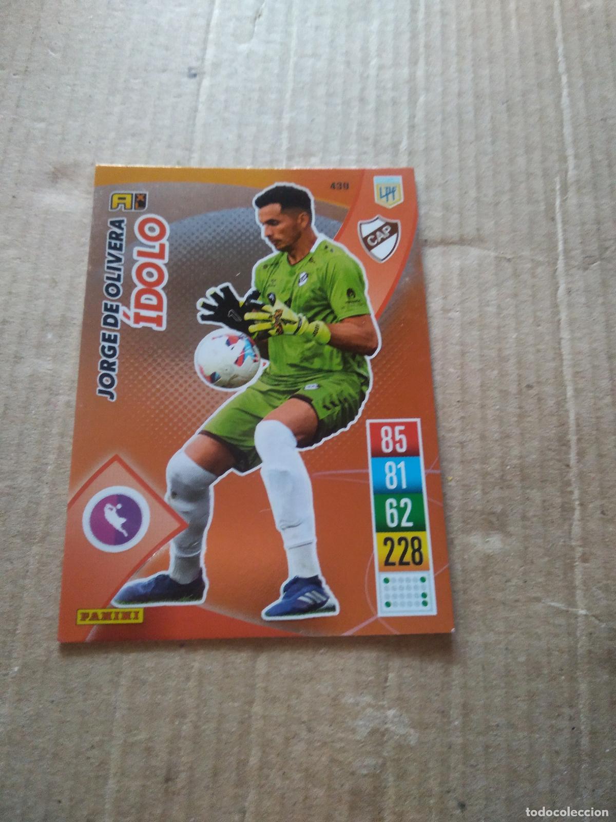 Cromos de F&uacute;tbol: 439 JORGE DE OLIVERA PLATENSE CROMO FUTBOL ARGENTINO PANINI LIGA ARGENTINA 2021-2022 ADRENALYN