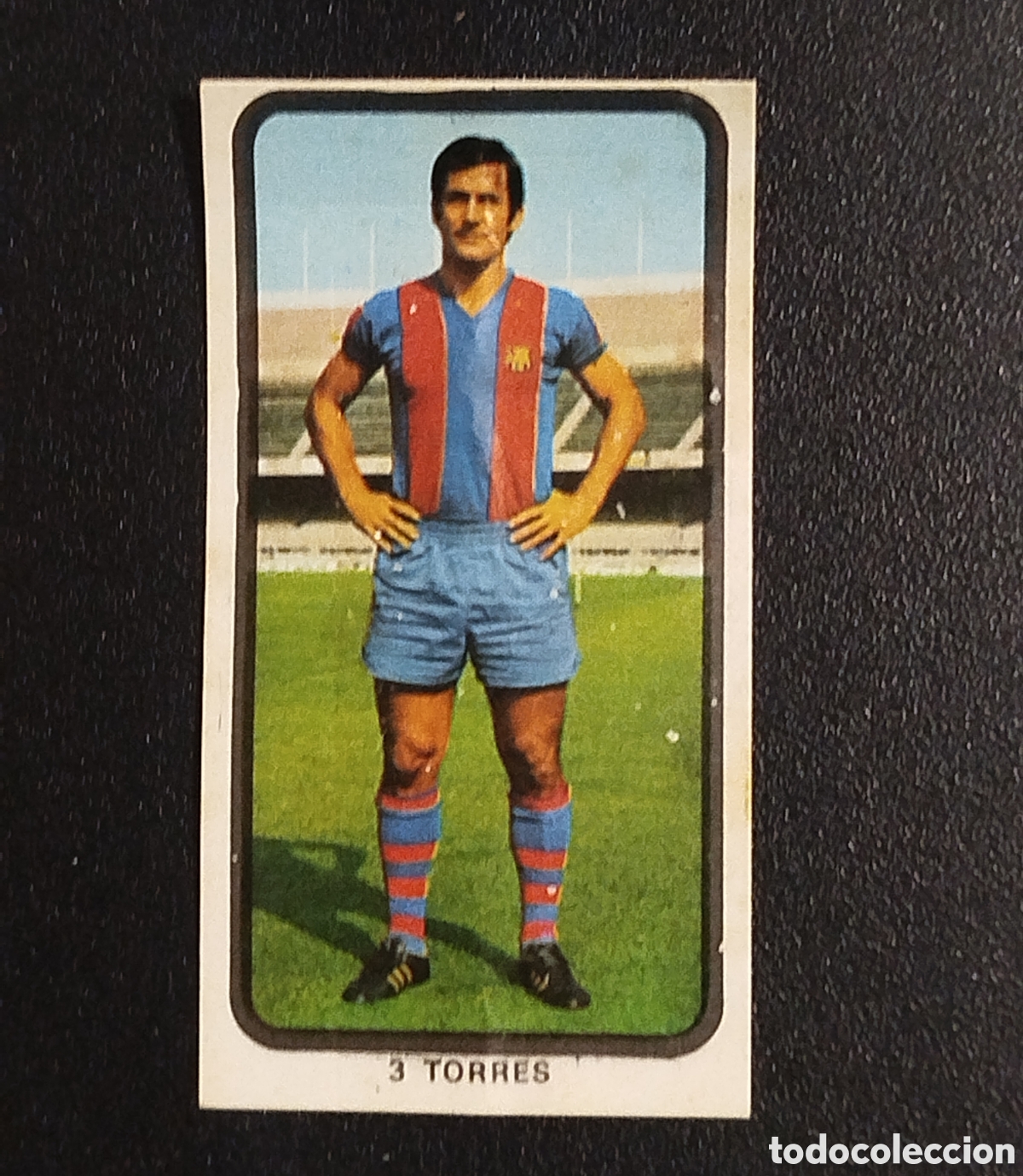 Cromos de F&uacute;tbol: TORRES # 3 FC BARCELONA RUIZ ROMERO 1974 1975 74 75 CAMPEONATOS NACIONALES FUTBOL CROMO DESPEGADO