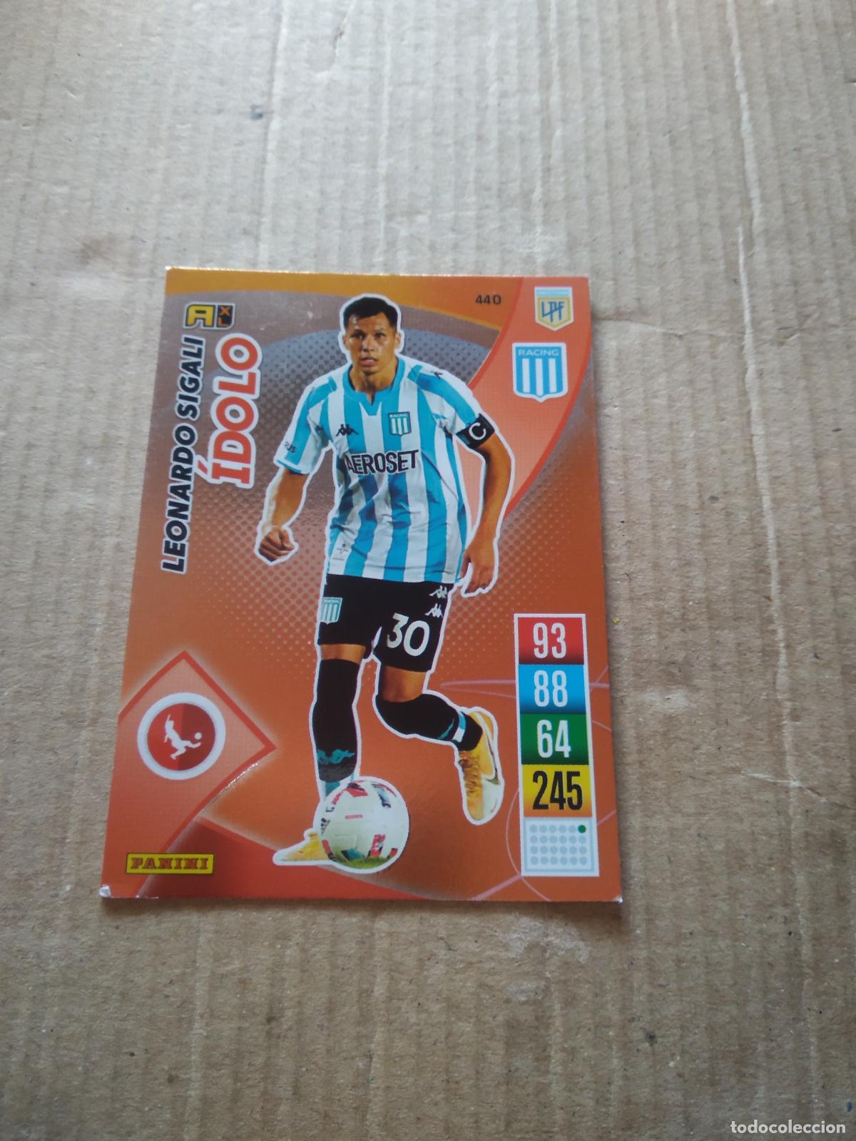 Cromos de F&uacute;tbol: 440 LEONARDO SIGALI RACING CROMO FUTBOL ARGENTINO PANINI LIGA ARGENTINA 2021-2022 ADRENALYN