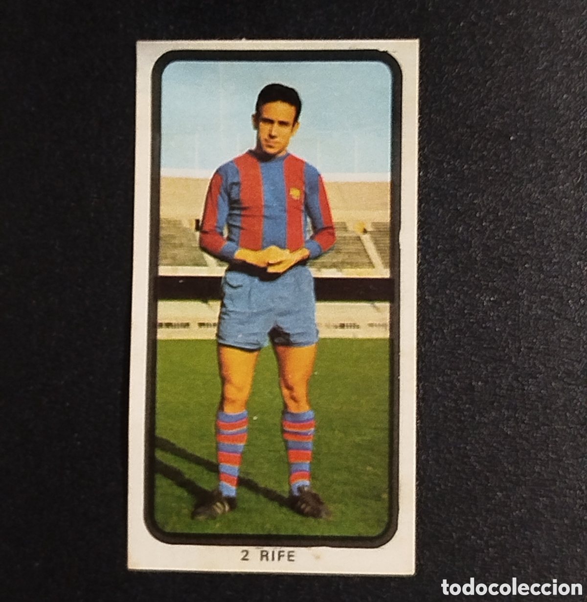 Football Stickers: RIFE # 2 FC BARCELONA RUIZ ROMERO 1974 1975 74 75 CAMPEONATOS NACIONALES FUTBOL CROMO DESPEGADO