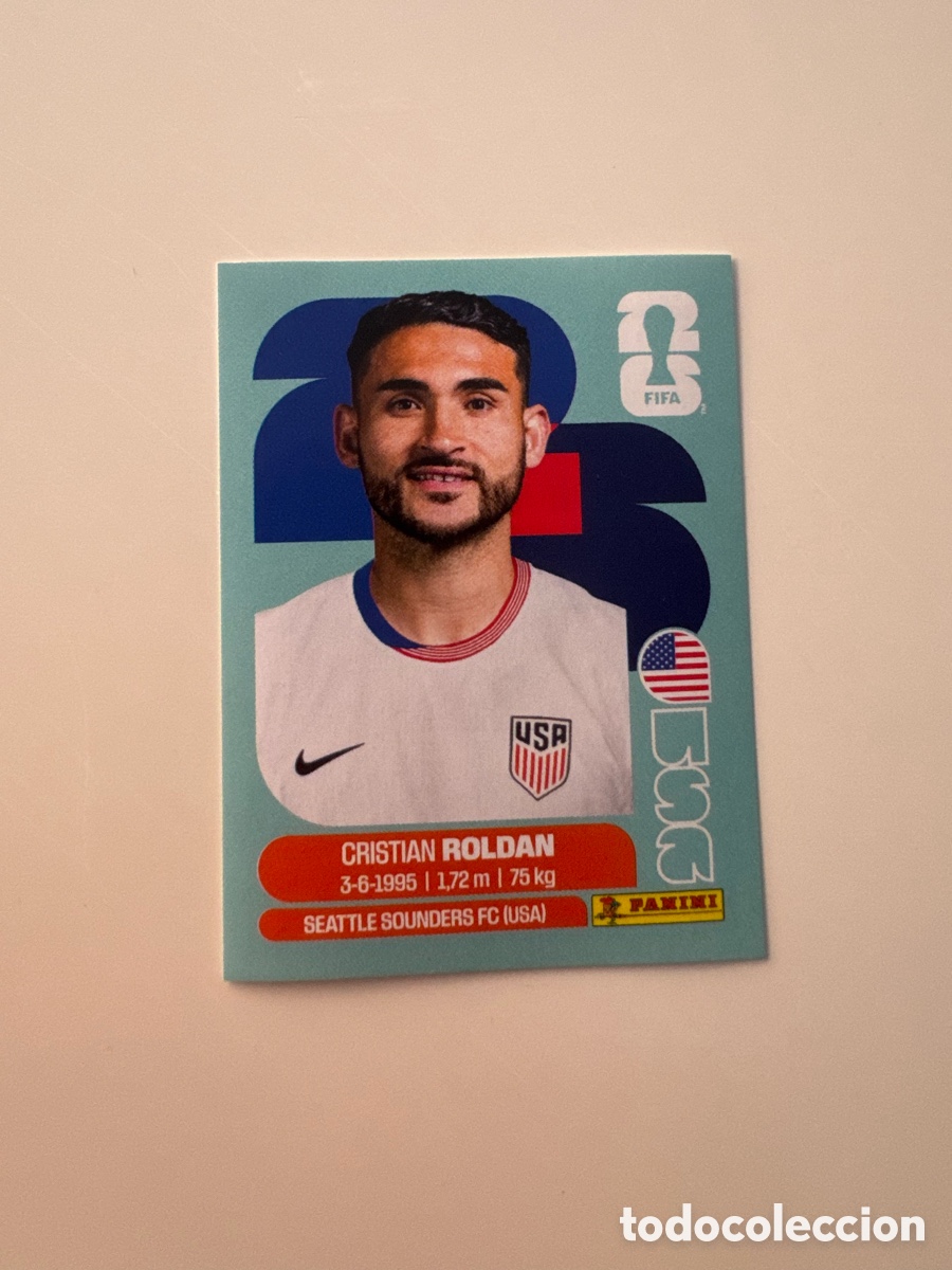 Cromos de F&uacute;tbol: Estados Unidos USA MUNDIAL FIFA WORLD CUP 2026 STICKER PANINI USA11 &ndash; Cristian Roldan N&ordm; 11