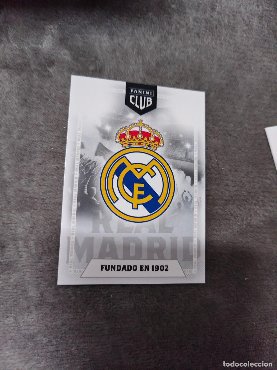 Cromos de F&uacute;tbol: 1 PANINI CLUB REAL MADRID 25 26 ESCUDO ADN 2025 2026