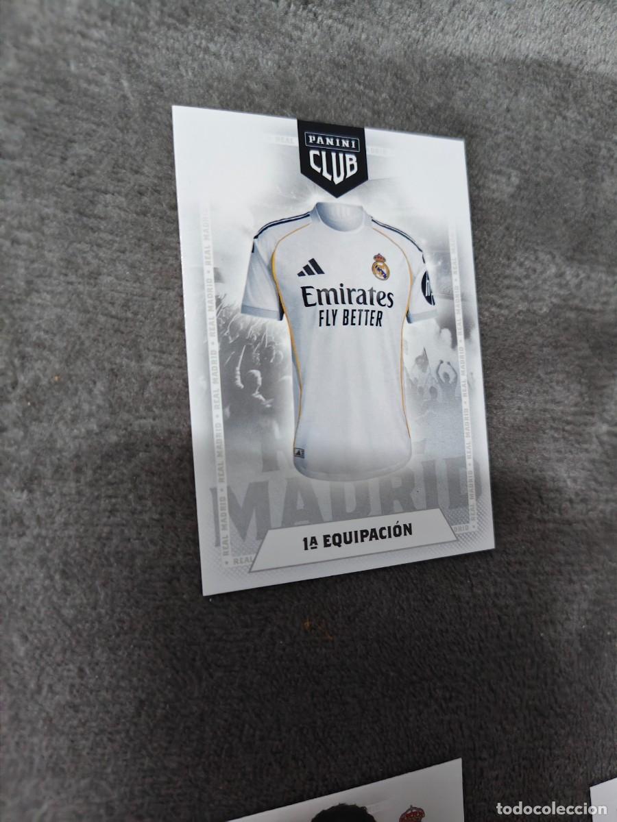 Cromos de F&uacute;tbol: 3 PANINI CLUB REAL MADRID 25 26 1&ordf; EQUIPACI&Oacute;N ADN 2025 2026