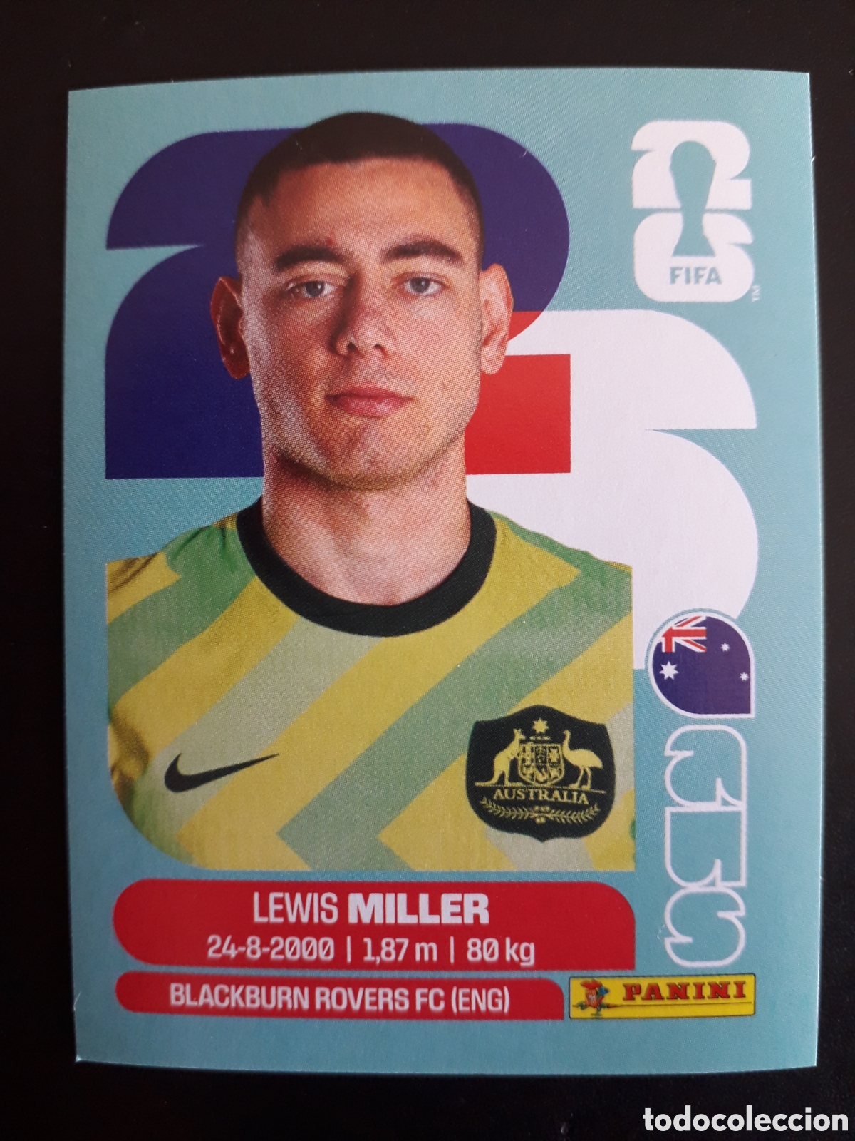 Cromos de Futebol: MILLER AUSTRALIA AUS 9 MUNDIAL F&Uacute;TBOL 2026 FIFA WORLD CUP PANINI SIN PEGAR PEDIDO M&Iacute;NIMO 3&euro;