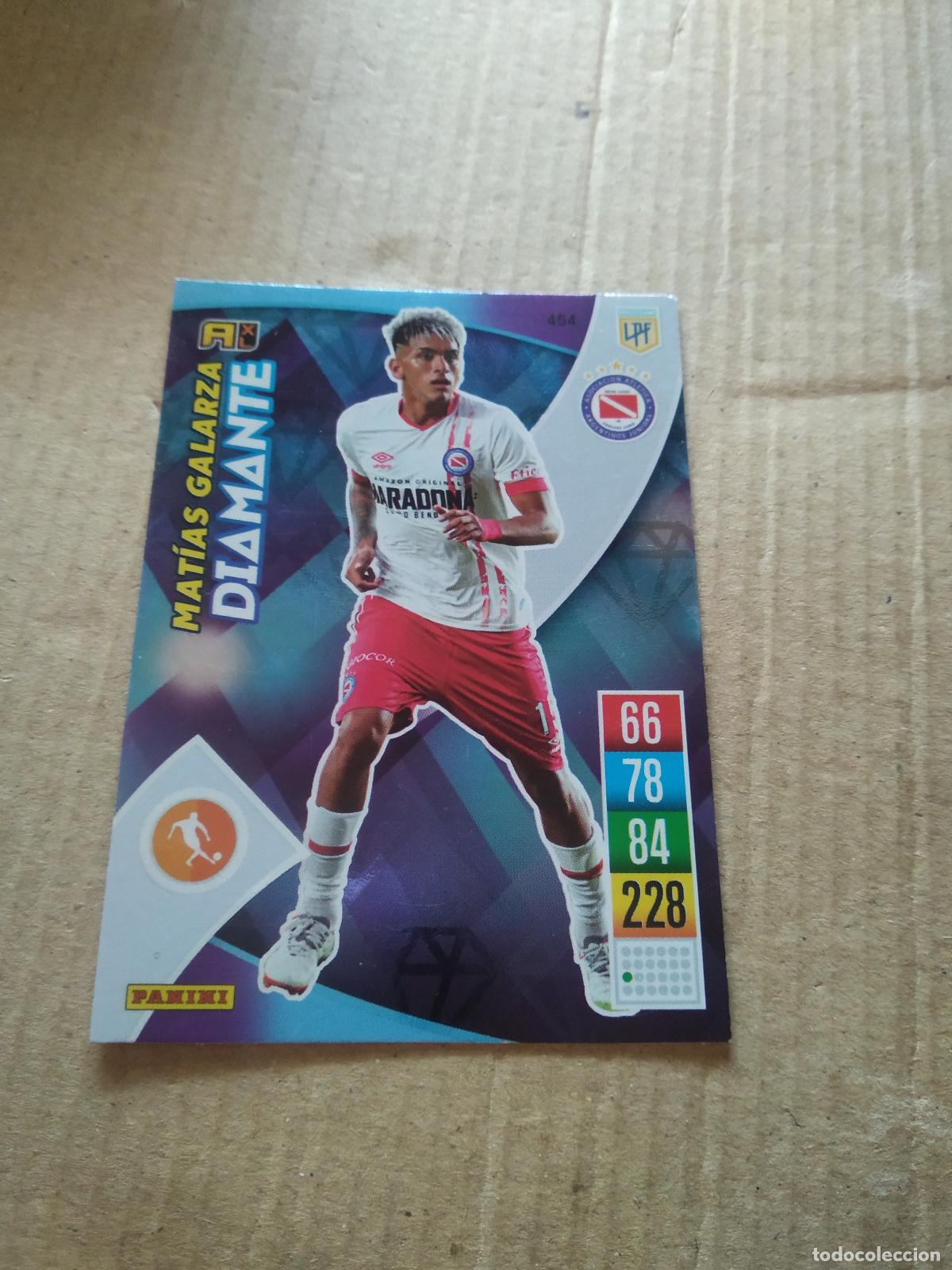Cromos de F&uacute;tbol: 454 MATIAS GALARZA ARGENTINOS JUNIORS CROMO FUTBOL ARGENTINO PANINI ARGENTINA 2021-2022 ADRENALYN