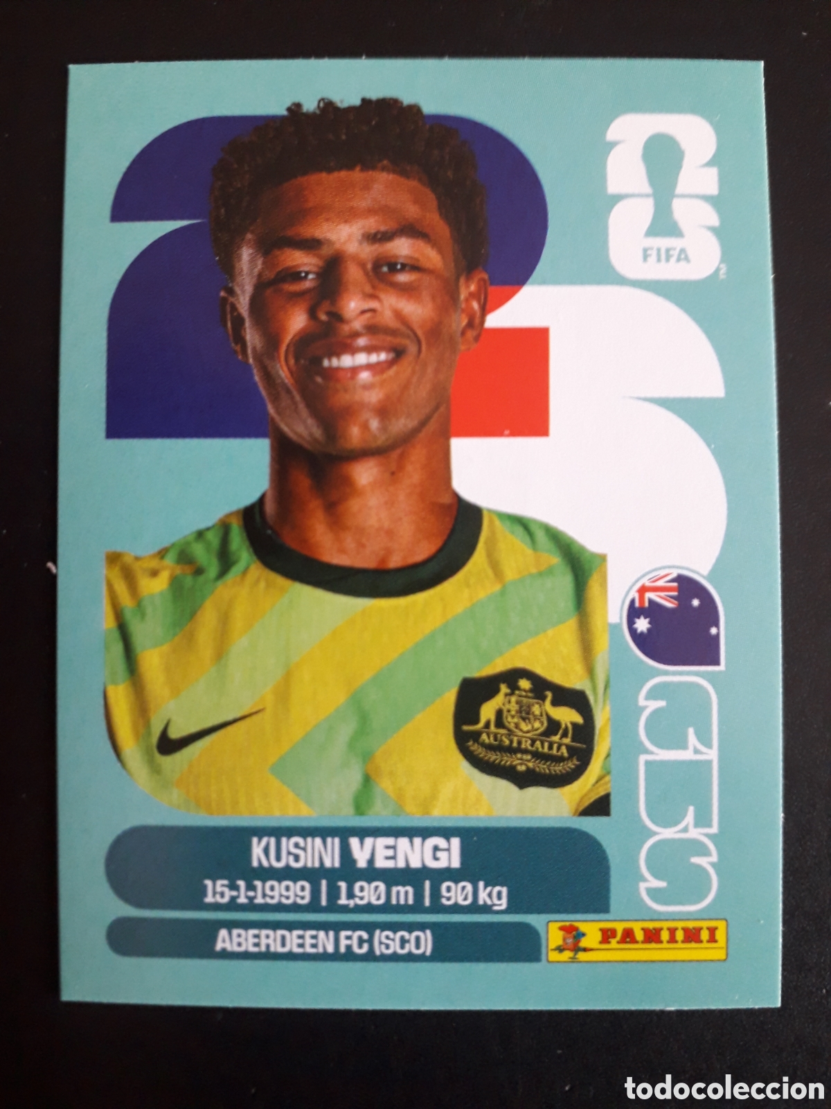 Cromos de F&uacute;tbol: VENGI AUSTRALIA AUS 18 MUNDIAL F&Uacute;TBOL 2026 FIFA WORLD CUP PANINI SIN PEGAR PEDIDO M&Iacute;NIMO 3&euro;