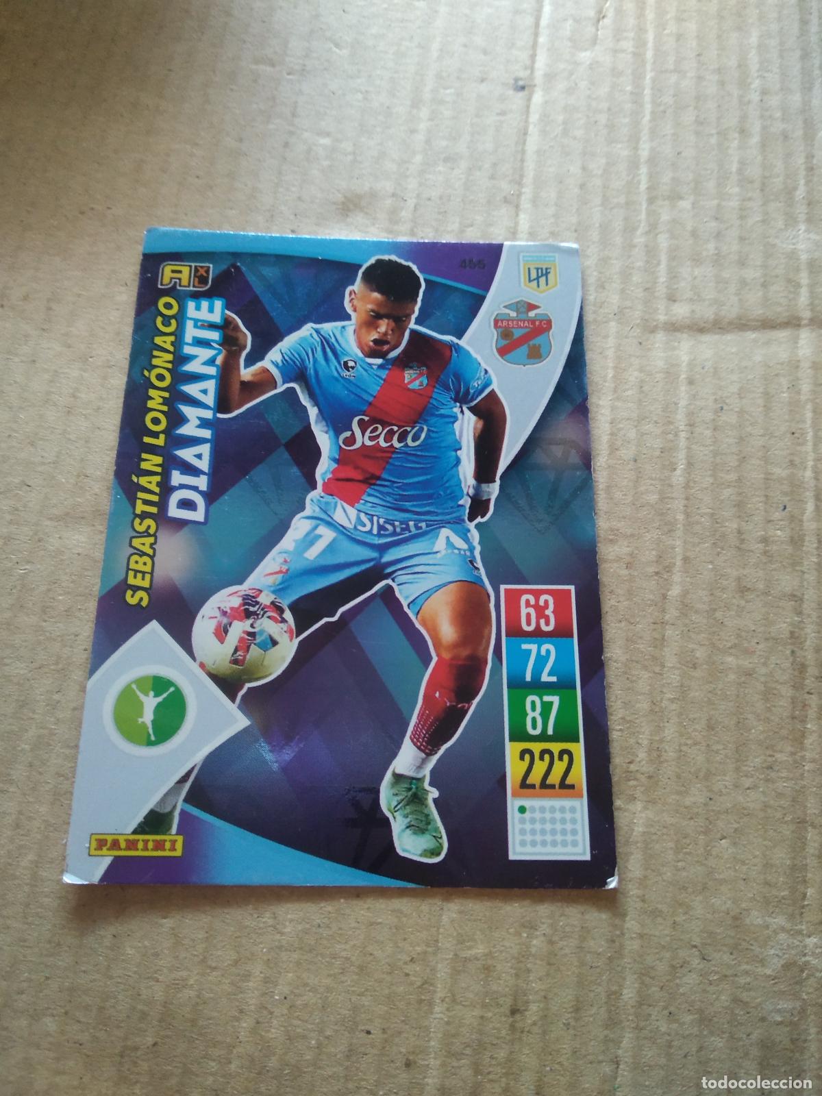 Cromos de F&uacute;tbol: 455 SEBASTIAN LOMONACO ARSENAL CROMO FUTBOL ARGENTINO PANINI LIGA ARGENTINA 2021-2022 ADRENALYN