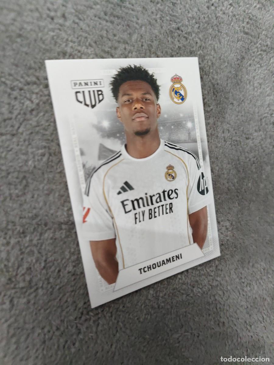 Cromos de F&uacute;tbol: 18 PANINI CLUB REAL MADRID 25 26 TCHOUAMENI ADN 2025 2026