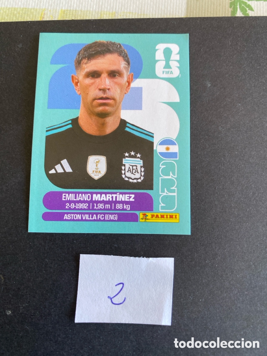 Cromos de F&uacute;tbol: Cromo Argentina Mundial 2026 N* 2 nuevo