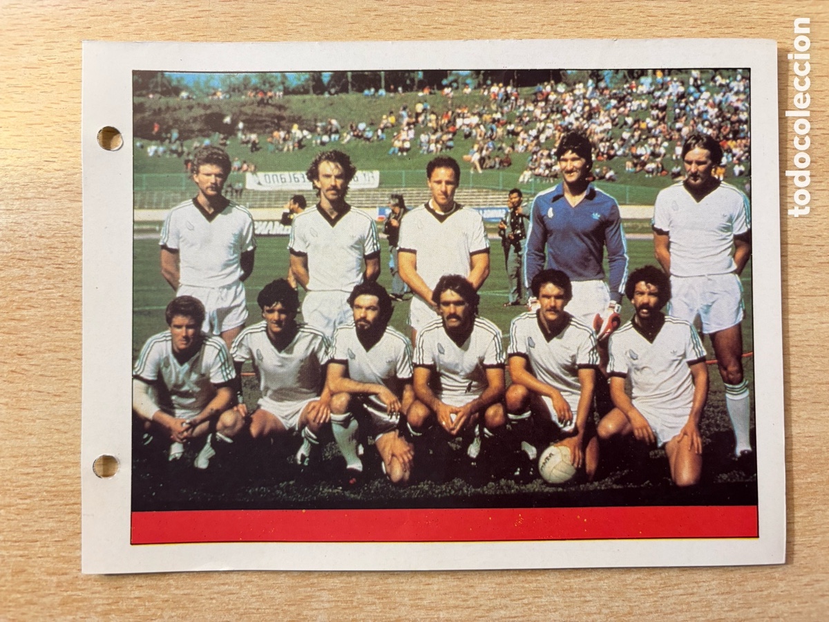 Cromos de F&uacute;tbol: # 102 Selecci&oacute;n Nueva Zelanda Las Estrellas del Mundial 82 mide 18x14 cm