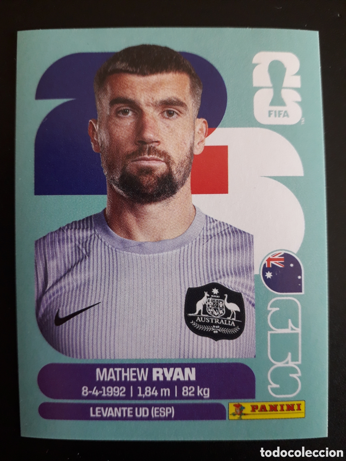 Cromos de F&uacute;tbol: RYAN AUSTRALIA AUS 2 MUNDIAL F&Uacute;TBOL 2026 FIFA WORLD CUP PANINI SIN PEGAR PEDIDO M&Iacute;NIMO 3&euro;