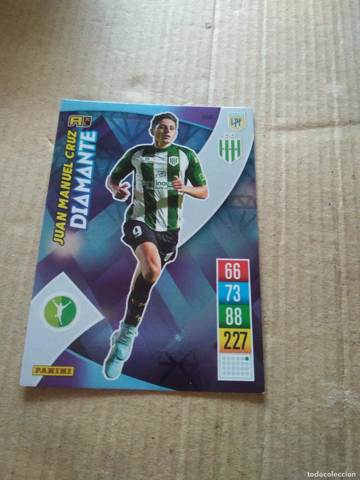 Football Stickers: 456 JUAN MANUEL CRUZ BANFIELD CROMO FUTBOL ARGENTINO PANINI LIGA ARGENTINA 2021-2022 ADRENALYN