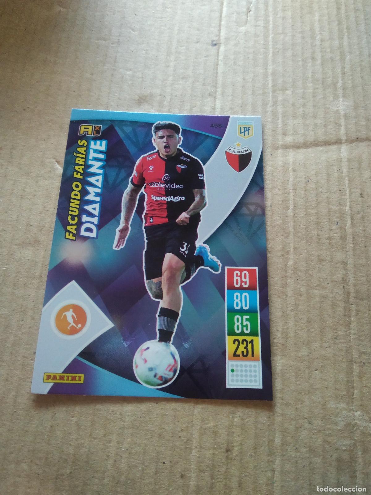 Football Stickers: 458 FACUNDO FARIAS COLON CROMO FUTBOL ARGENTINO PANINI LIGA ARGENTINA 2021-2022 ADRENALYN