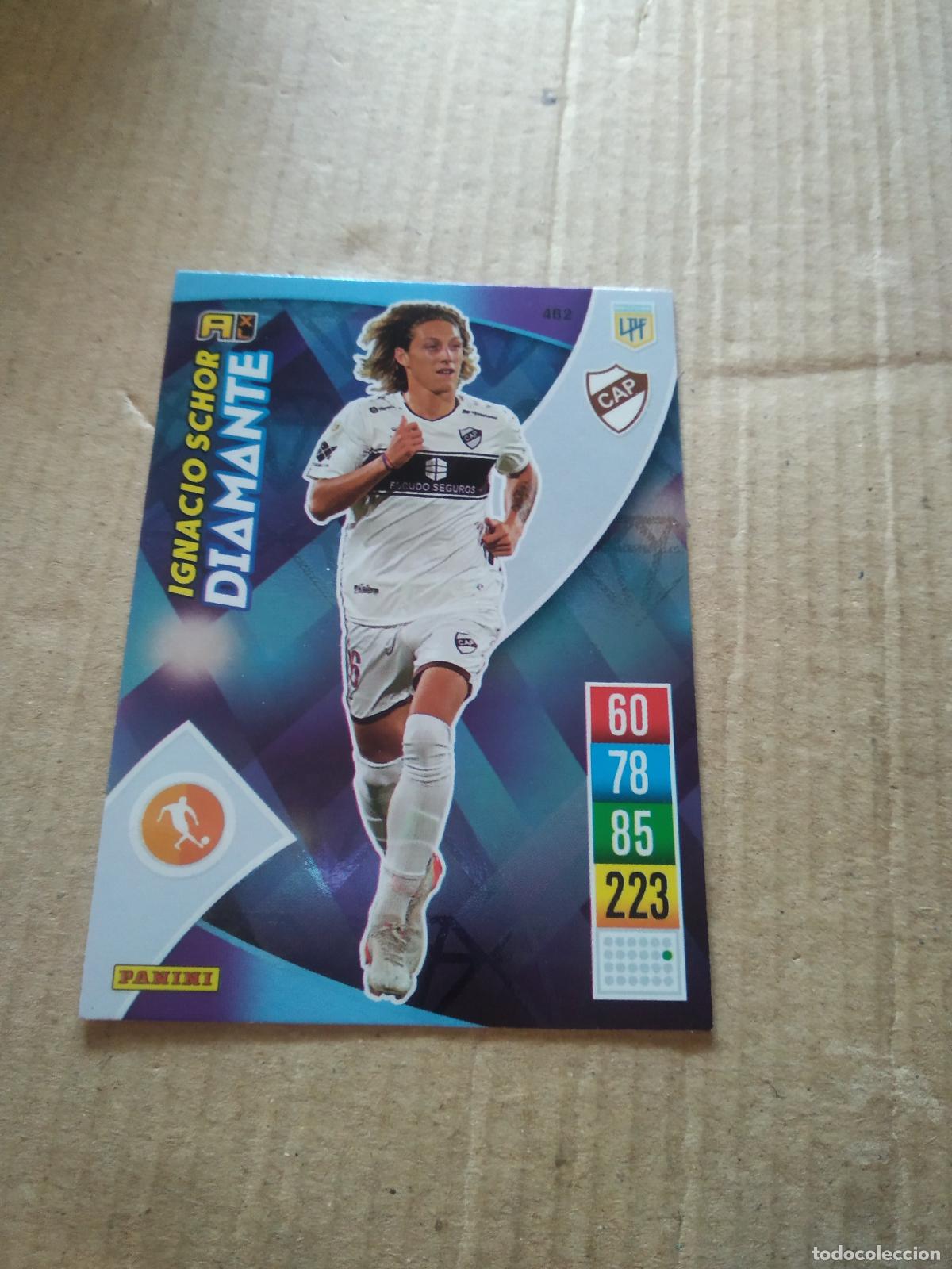 Cromos de F&uacute;tbol: 462 IGNACIO SCHOR PLATENSE CROMO FUTBOL ARGENTINO PANINI LIGA ARGENTINA 2021-2022 ADRENALYN