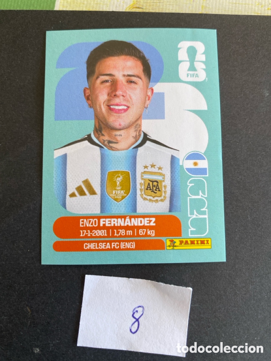 Cromos de F&uacute;tbol: Cromo Argentina Mundial 2026 N* 8 nuevo