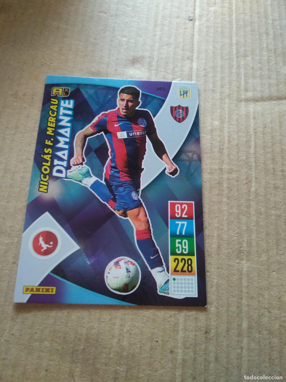 Cromos de F&uacute;tbol: 465 NICOLAS F. MERCAU SAN LORENZO CROMO FUTBOL ARGENTINO PANINI LIGA ARGENTINA 2021-2022 ADRENALYN