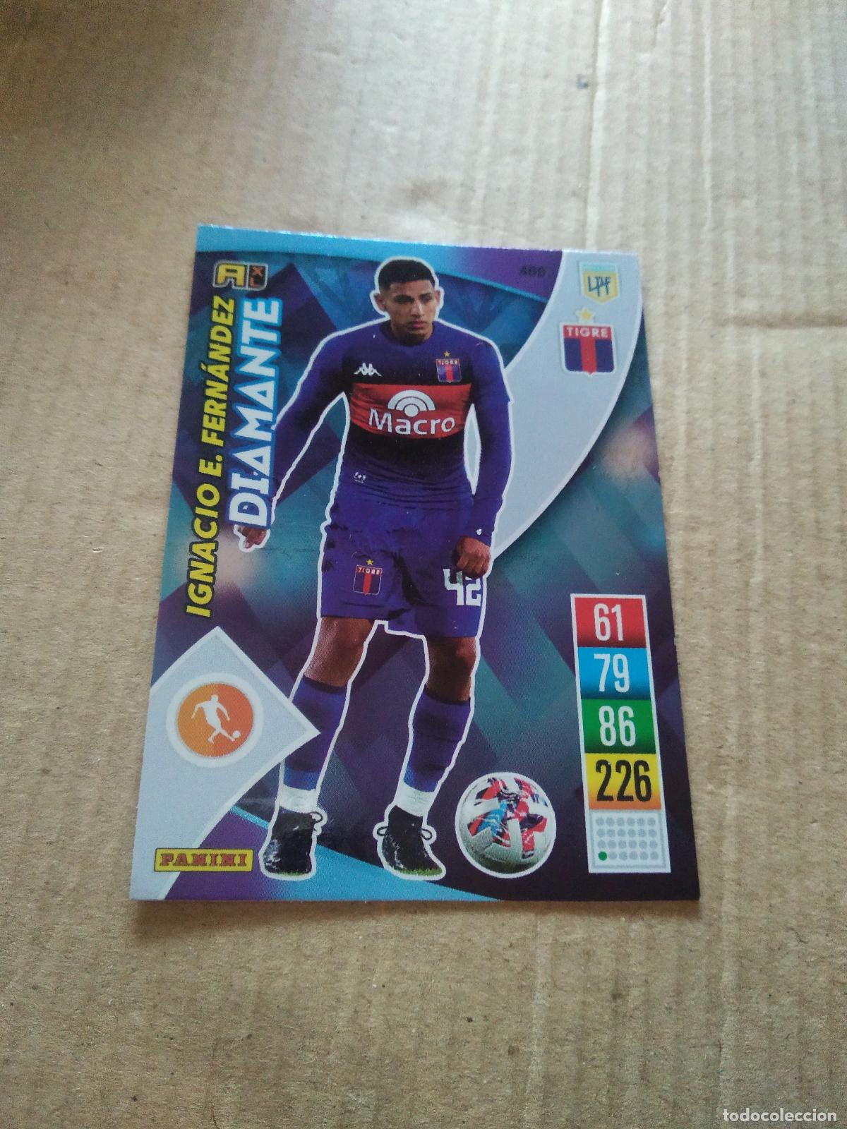 Cromos de F&uacute;tbol: 466 IGNACIO E. FERNANDEZ TIGRE CROMO FUTBOL ARGENTINO PANINI LIGA ARGENTINA 2021-2022 ADRENALYN