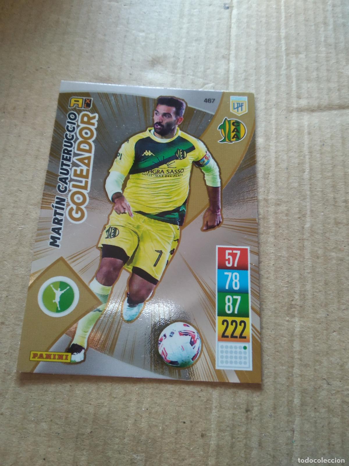 Cromos de F&uacute;tbol: 467 MARTIN CAUTERUCCIO ALDOSIVI CROMO FUTBOL ARGENTINO PANINI LIGA ARGENTINA 2021-2022 ADRENALYN
