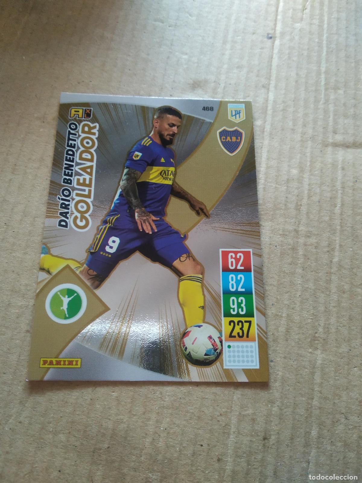 Cromos de F&uacute;tbol: 468 DARIO BENEDETTO BOCA JUNIORS CROMO FUTBOL ARGENTINO PANINI LIGA ARGENTINA 2021-2022 ADRENALYN