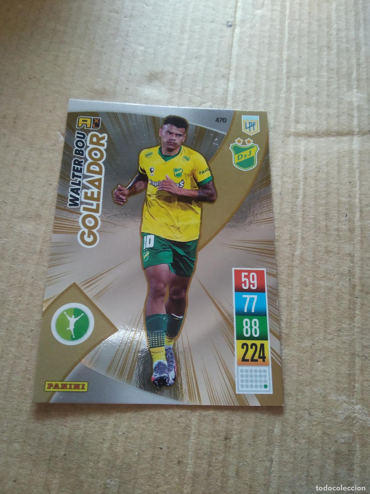 Cromos de F&uacute;tbol: 470 WALTER BOU DEFENSA Y JUSTICIA CROMO FUTBOL ARGENTINO PANINI LIGA ARGENTINA 2021-2022 ADRENALYN