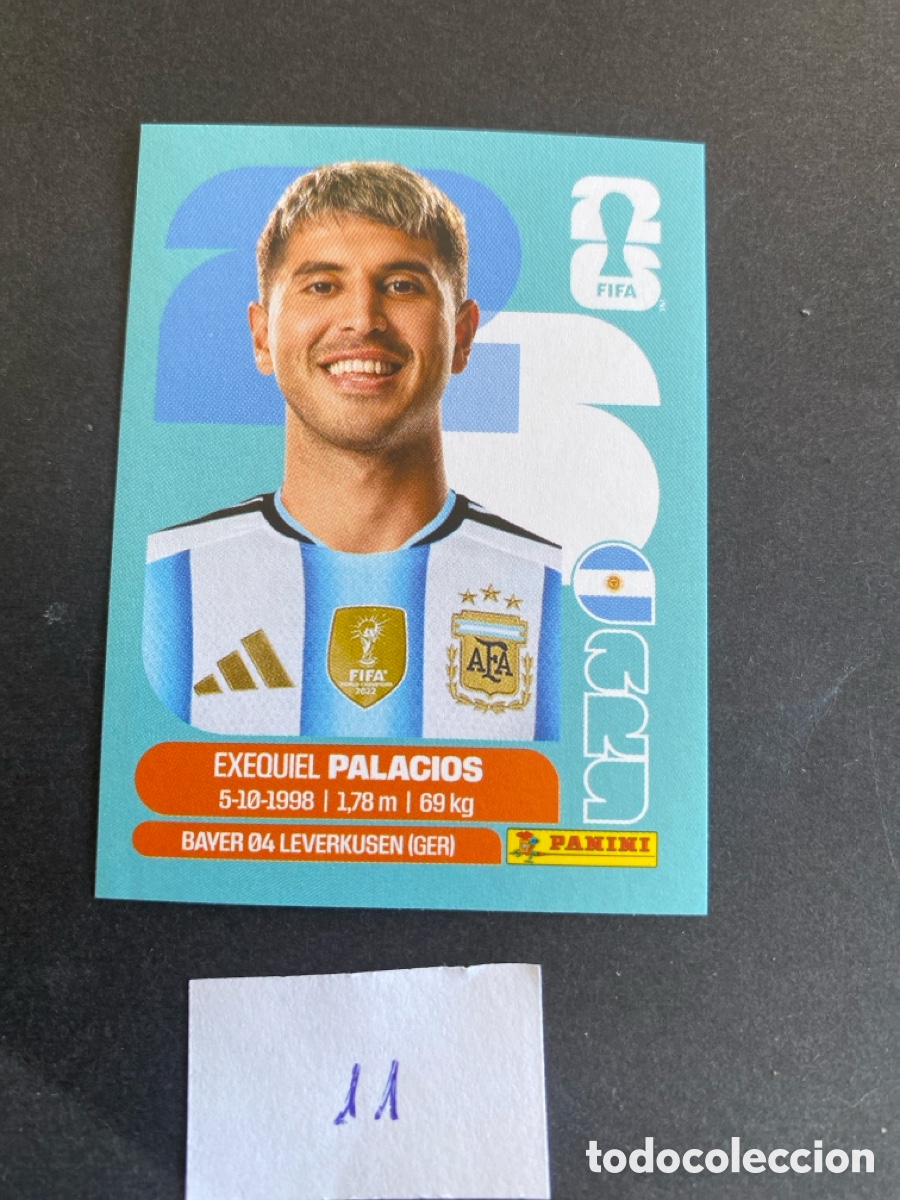 Cromos de F&uacute;tbol: Cromo Argentina Mundial 2026 N* 11 nuevo