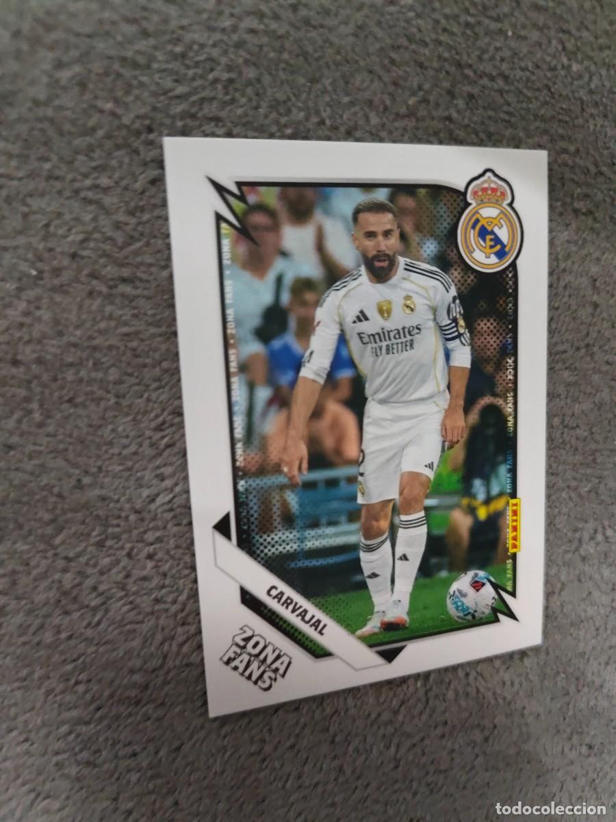Cromos de F&uacute;tbol: 31 PANINI CLUB REAL MADRID 25 26 CARVAJAL ZONA FANS 2025 2026