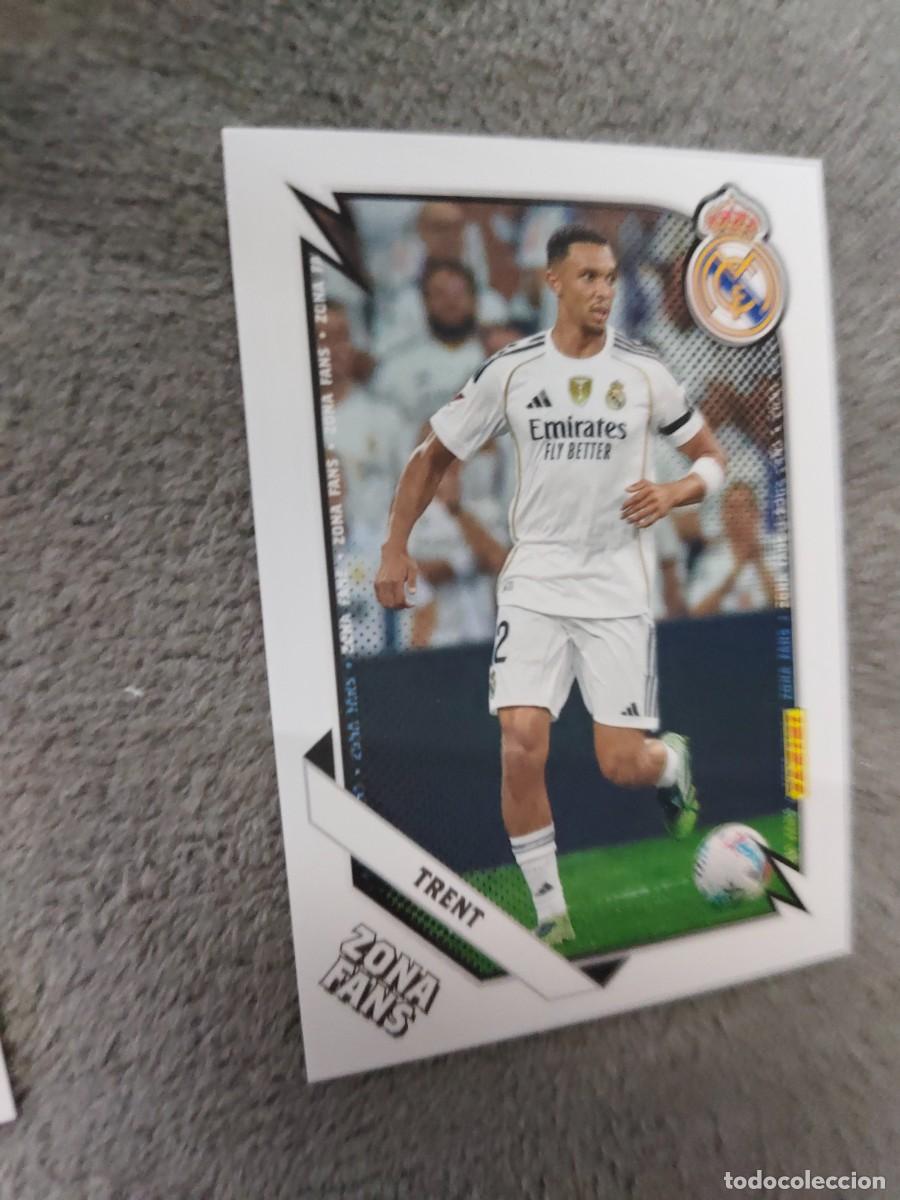 Cromos de F&uacute;tbol: 32 PANINI CLUB REAL MADRID 25 26 TRENT ZONA FANS 2025 2026
