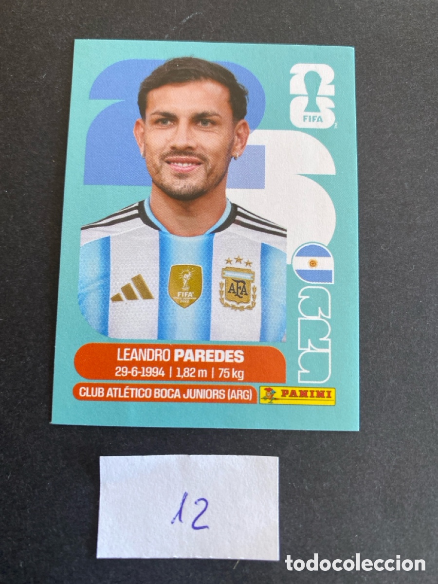Cromos de F&uacute;tbol: Cromo Argentina Mundial 2026 N* 12 nuevo