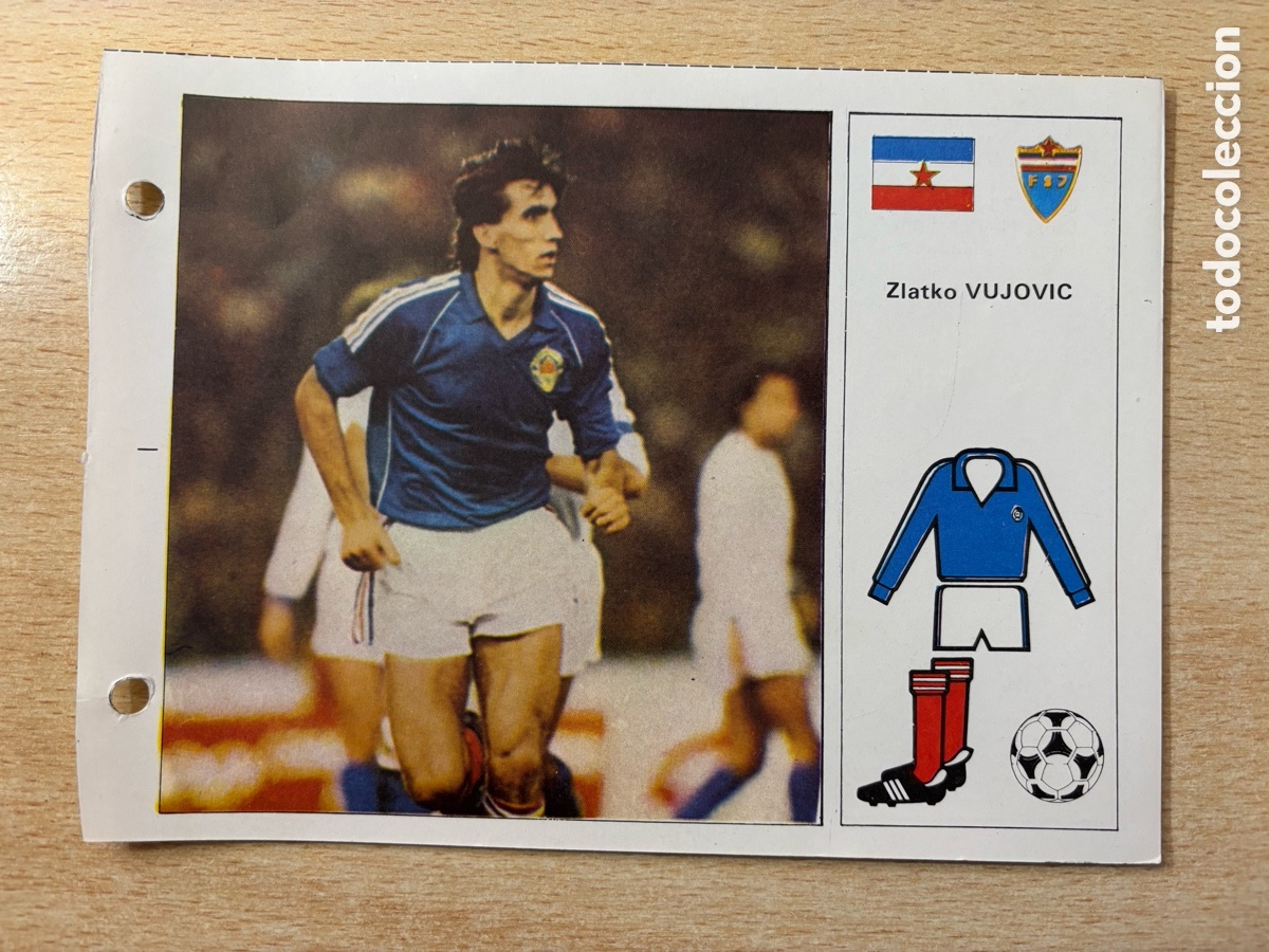 Cromos de F&uacute;tbol: # 120 Zlatko Vujovic Yugoslavia Las Estrellas del Mundial 82 mide 18x14 cm
