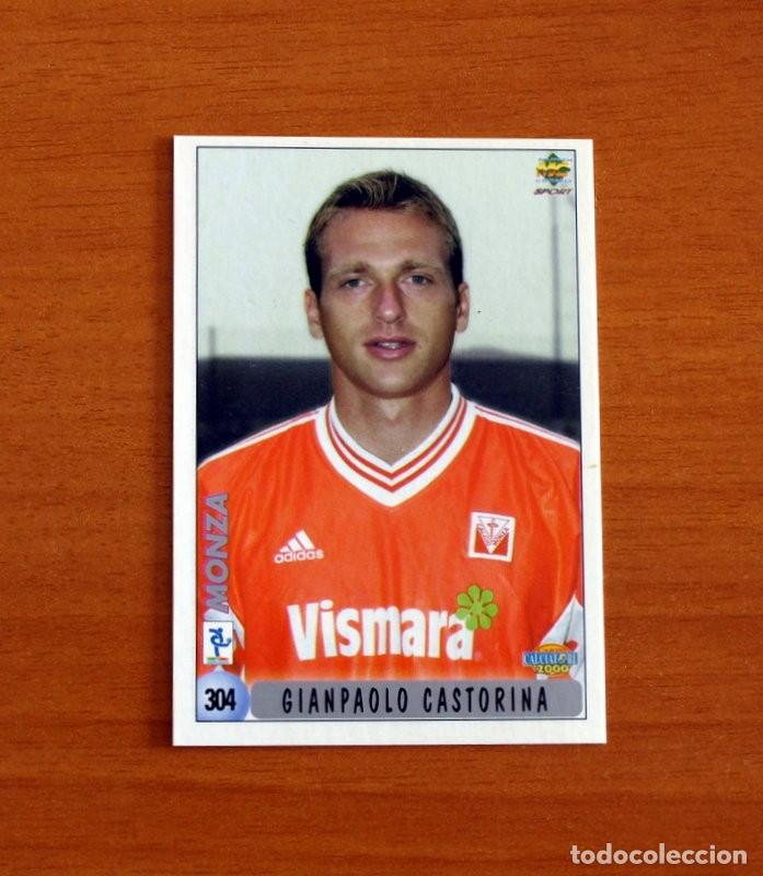 Fu&szlig;ball-Sticker: Monza -N&ordm; 304 Gianpaolo Castorina-Gianluca Triuzzi -Mundicromo 1999-2000-99-00 Calciatori-Italia