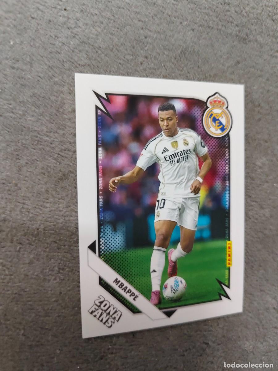 Cartes &agrave; collectionner de Football: 42 PANINI CLUB REAL MADRID 25 26 MBAPP&Eacute; ZONA FANS 2025 2026