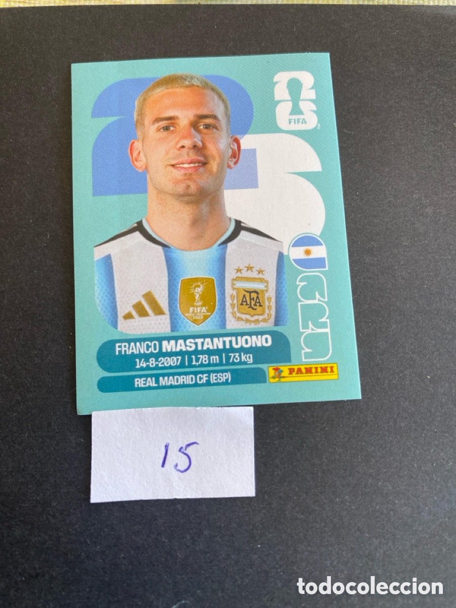 Cromos de F&uacute;tbol: Cromo Argentina Mundial 2026 N* 15 nuevo