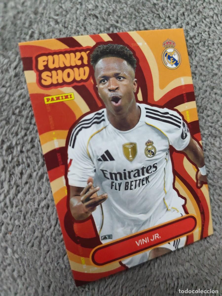 Cromos de F&uacute;tbol: FS 54 PANINI CLUB REAL MADRID 25 26 VINI JR. FUNKY SHOW 2025 2026